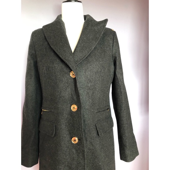 Michael kors wool blend grey coat - Picture 2 of 6